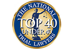 The national Trial Lawyers / Top 40 Under 40 - Badge
